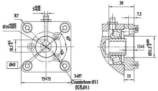 SE5&PE5回轉驅動圖紙