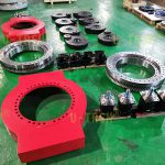 為特種車輛定制的WEA28-2雙蝸桿回轉驅動