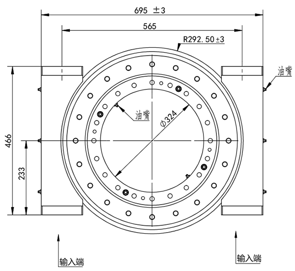 WZ-0419-2雙蝸桿回轉驅動圖紙