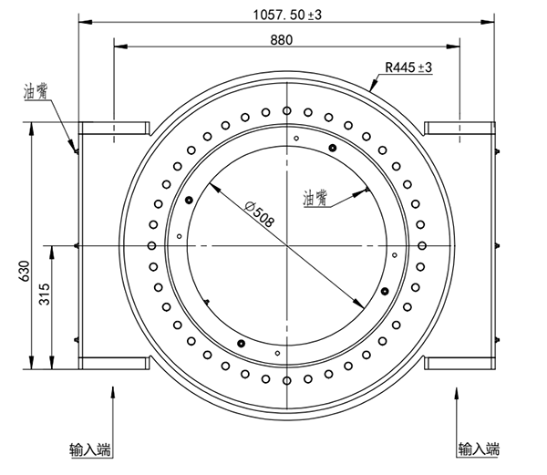 WZ-0620-2雙蝸桿回轉驅動圖紙