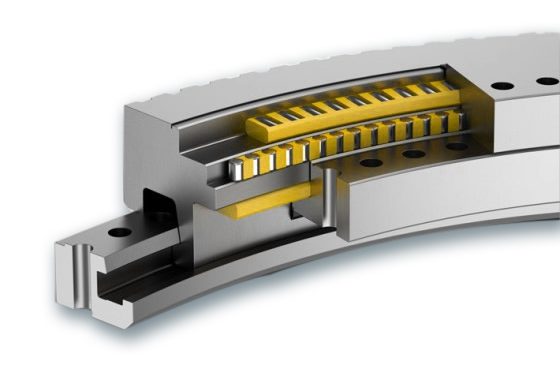 三排滾子回轉支承模型圖